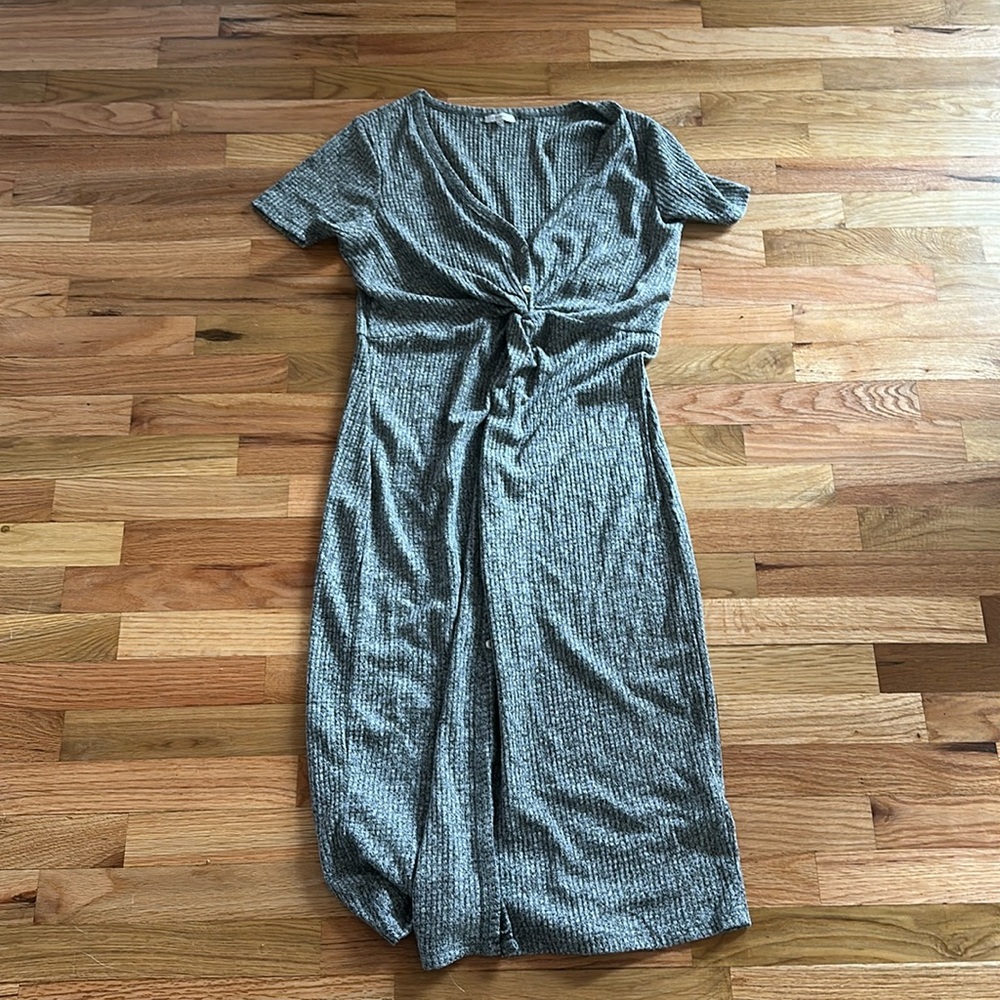 Gray Sweater Dress